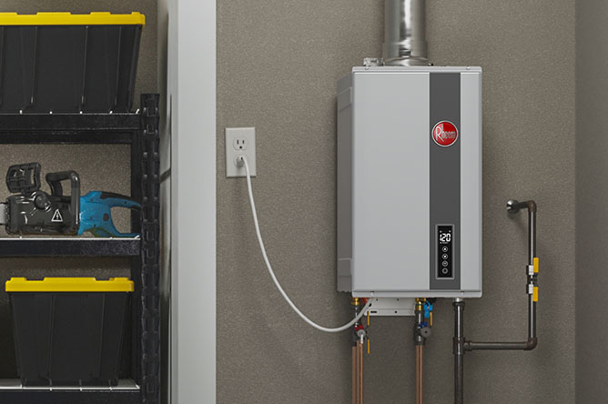 RTG tankless water heater installation