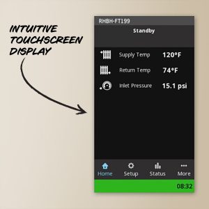 FT Series Combi Boiler Touch Screen control