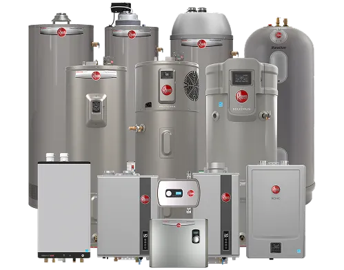 water heating image