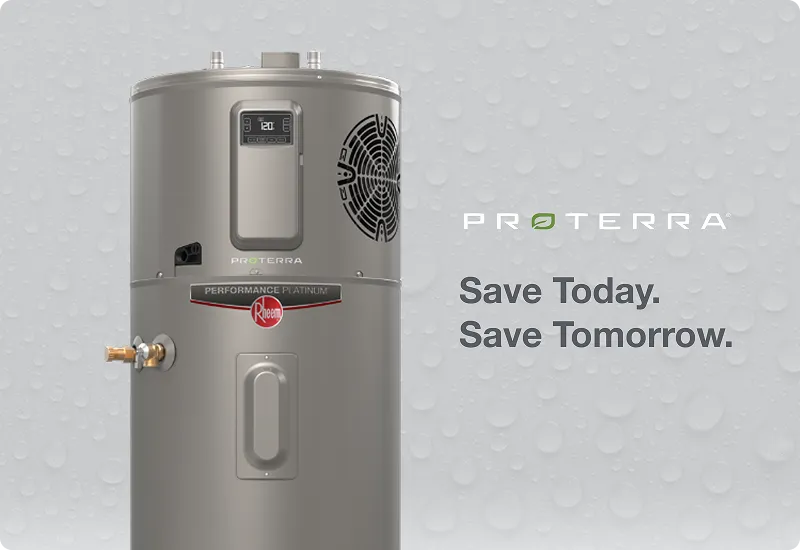 Performance Platinum Hybrid Electric Heat Pump Water Heaters with Top Water Connections & LeakGuard